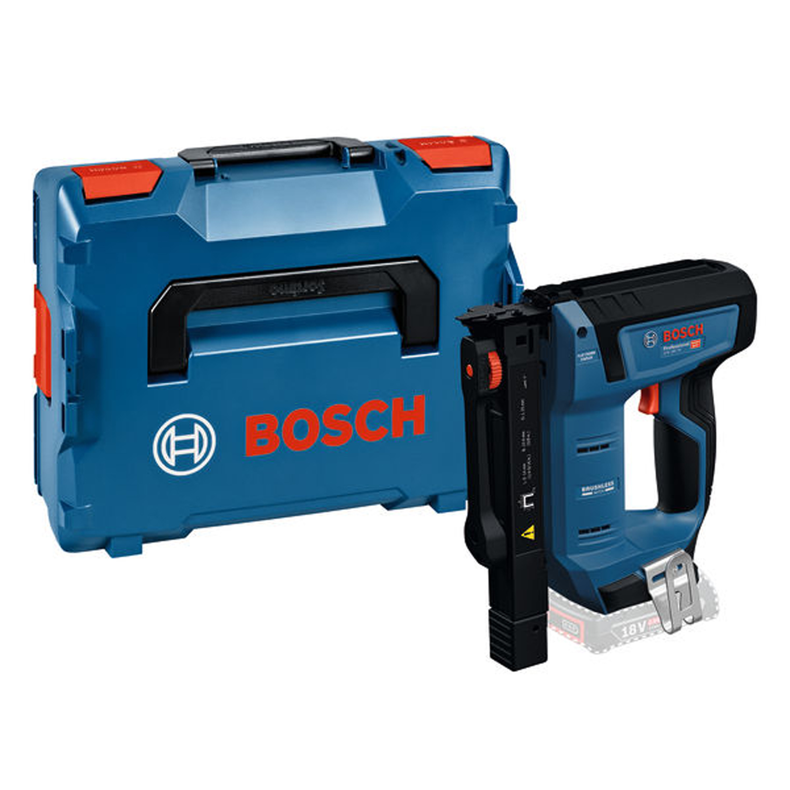Scie à onglet sur table sans fil Bosch GTH 18V-14 sans batterie et chargeur en L-BOXX
