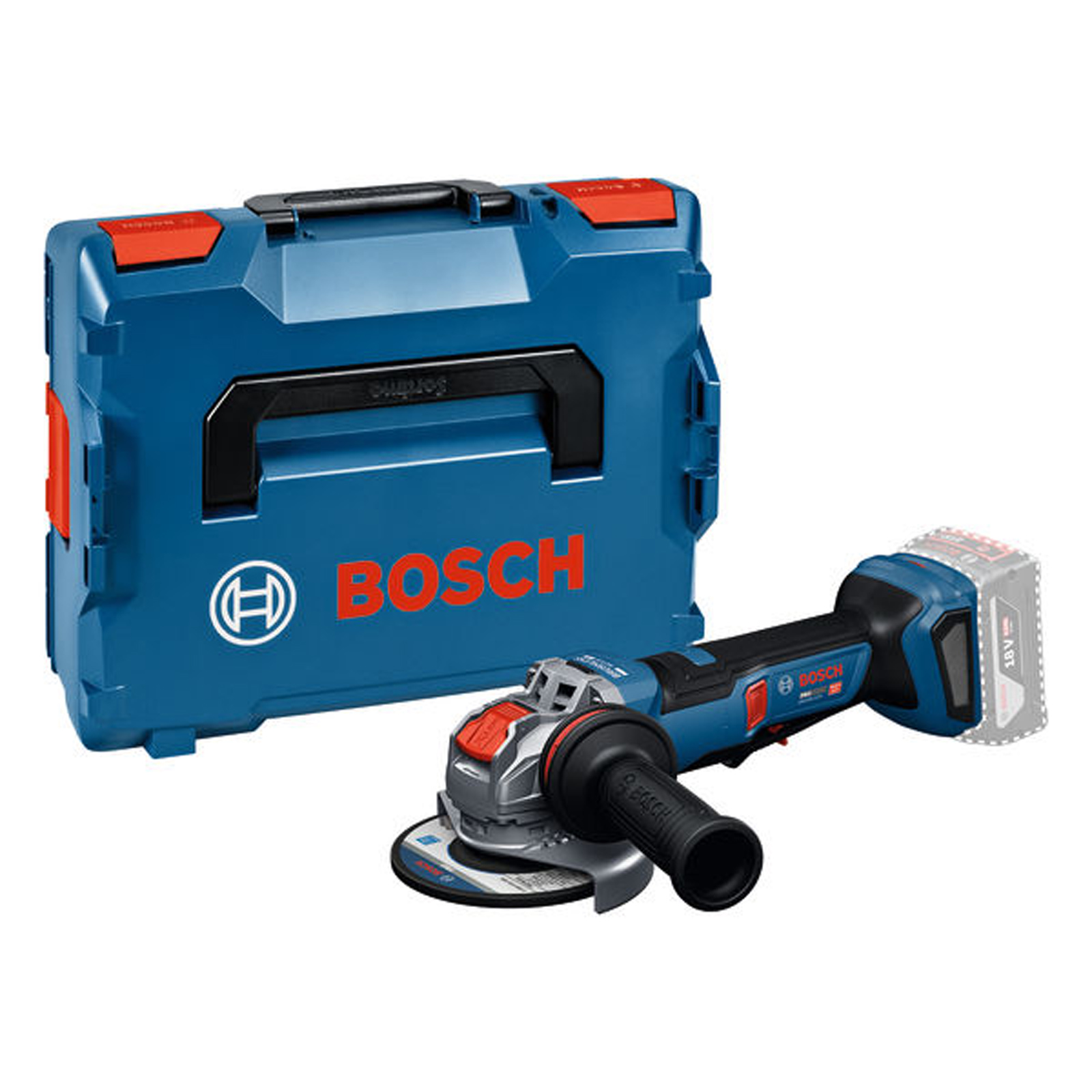 Meuleuse angulaire sur batterie Bosch GWX 18V-11PS avec X-LOCK, sans batterie ni chargeur en L-BOXX