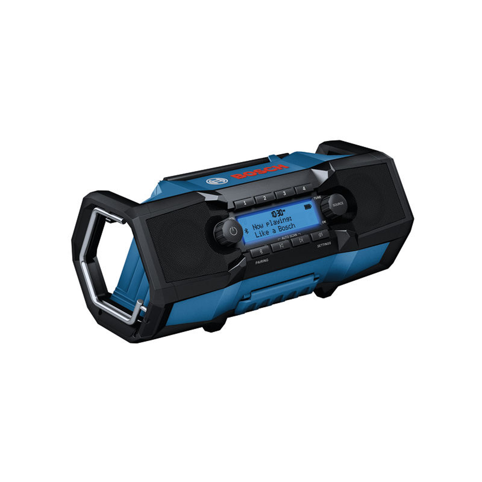 Radio de chantier Bosch GPB 18V-3SC avec DAB+, Bluetooth® et son multi-haut-parleur sans batterie