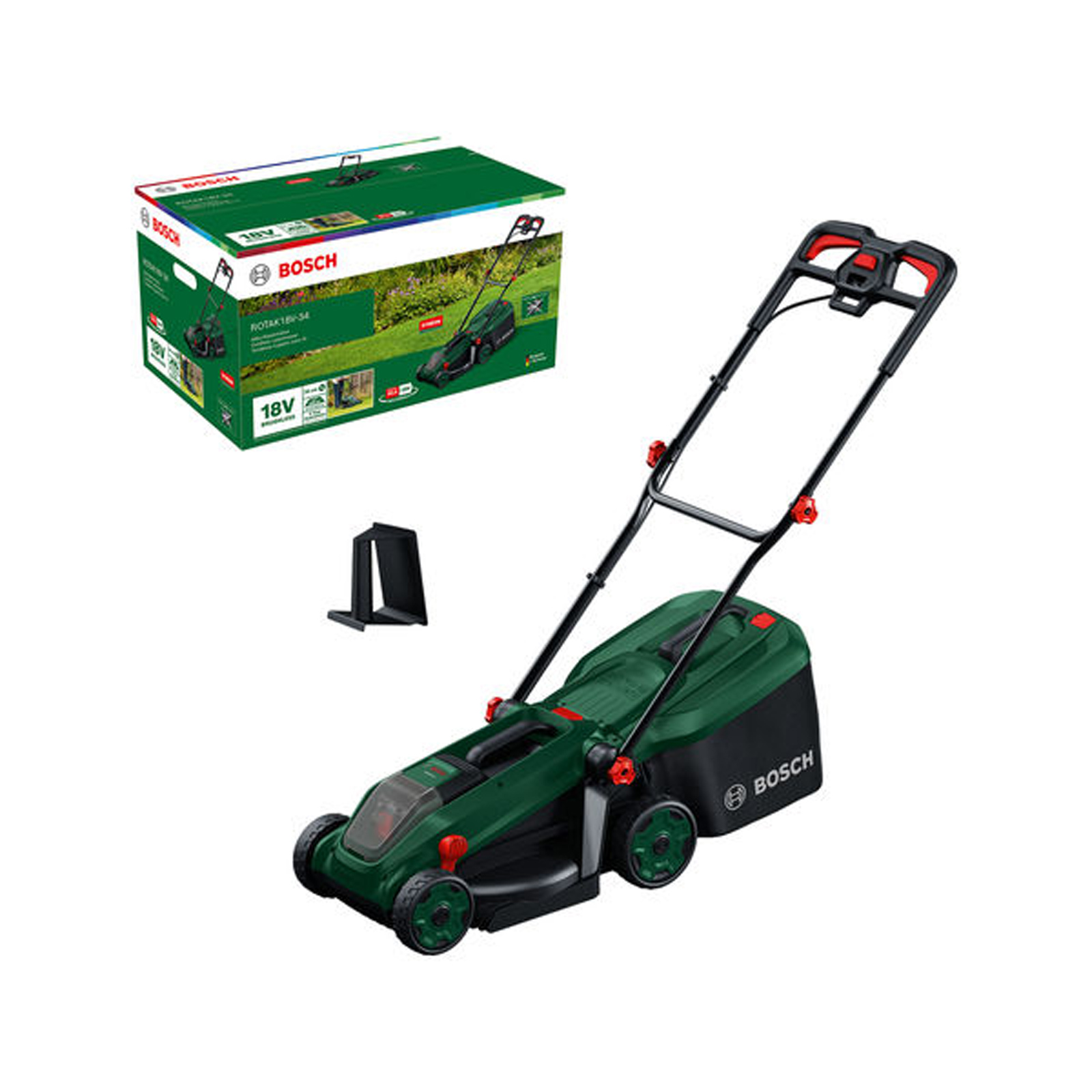 Tondeuse à gazon sans fil Bosch ROTAK 18V-34 sans batterie ni chargeur