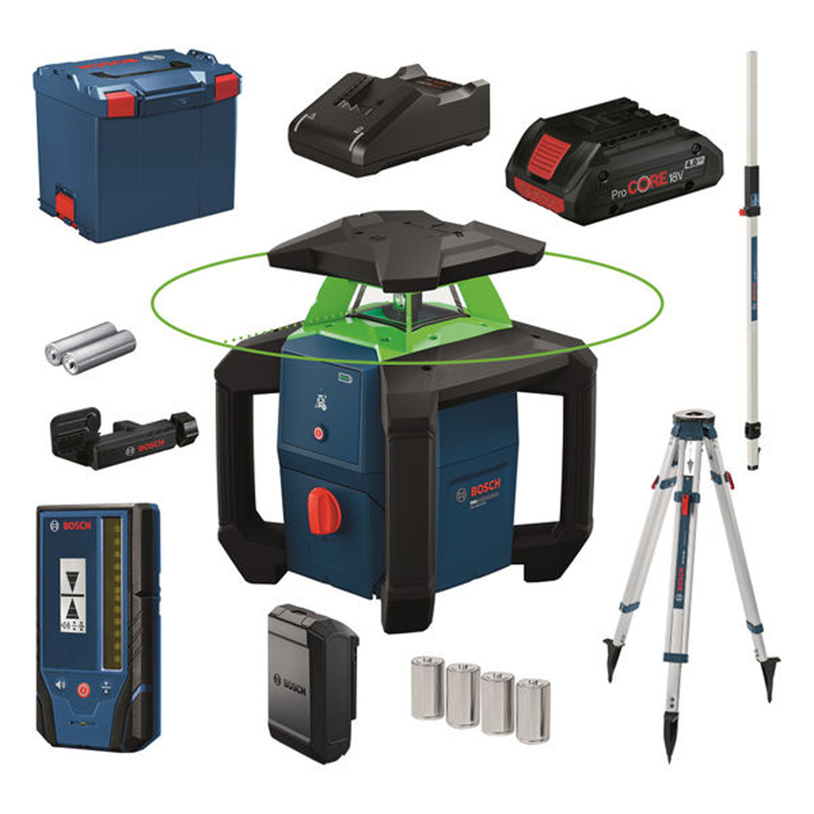 Bosch GRL18V-3-31G (1xPC4,0Ah;BT170HD;GR240;L) - 0615A500DG