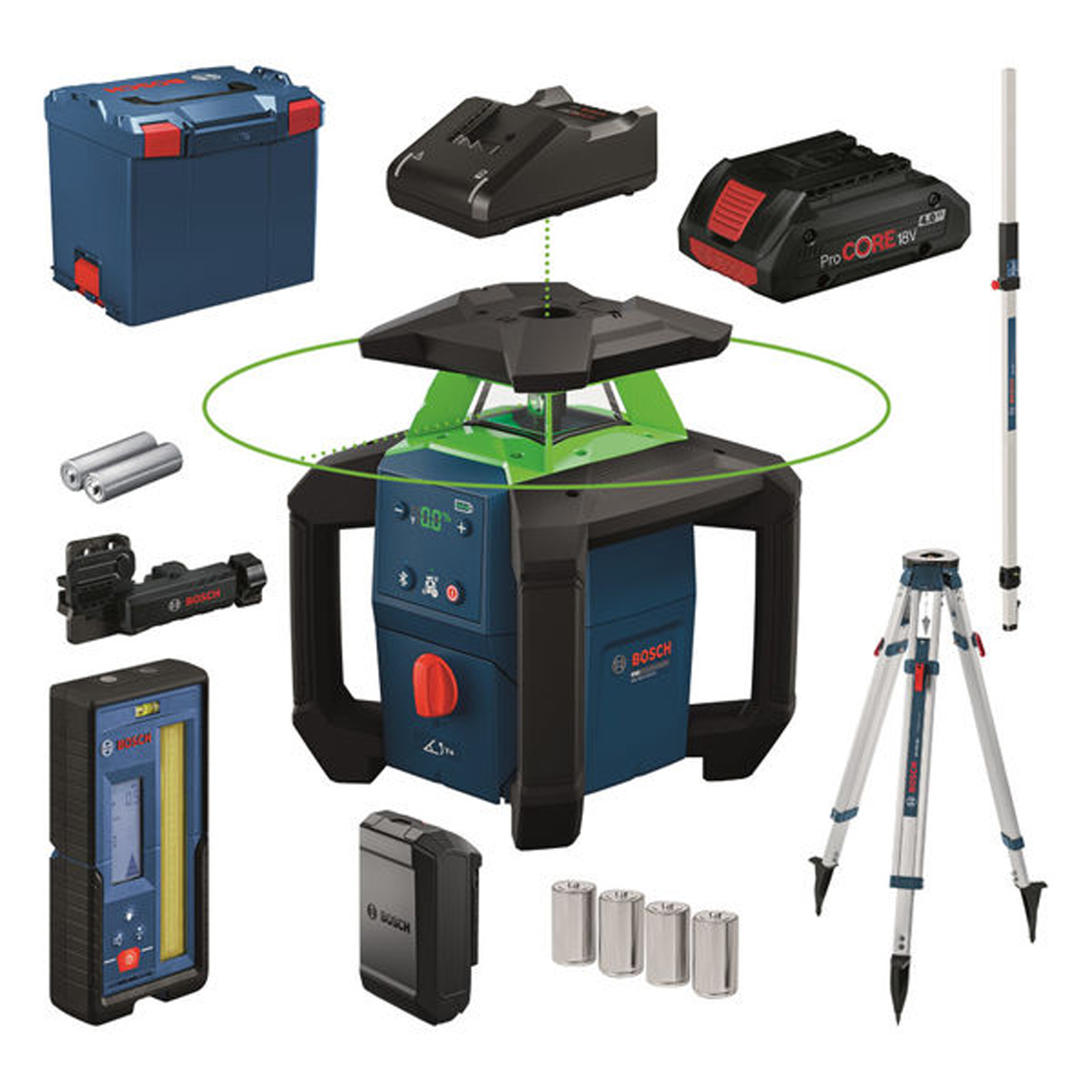 Bosch GRL18V-4-34CVG (1xPC4,0;BT170HD;GR240;L) - 0615A500DH