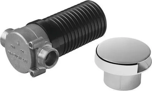 Duravit Interrupteur de tuyauterie encastré, forme de construction A2 DIN EN 1717, 3/4", chromé