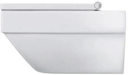 Siège de WC Duravit Vero Air rectangulaire blanc brillant, 378x49x469mm, avec fermeture automatique, garniture amovible, à recouvrement