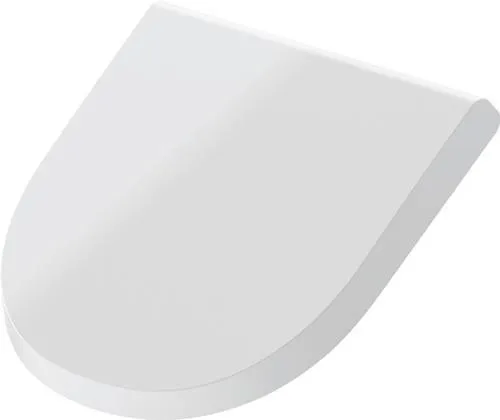 Couvercle de urinoir Duravit DU Me by Starck avec abaisseur blanc