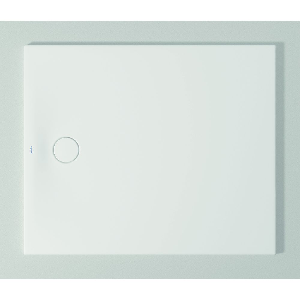 Bac à douche Duravit Tempano demi-encastré affleurant au sol 1000x1200x45 mm, rectangulaire, blanc brillant, acrylique sanitaire