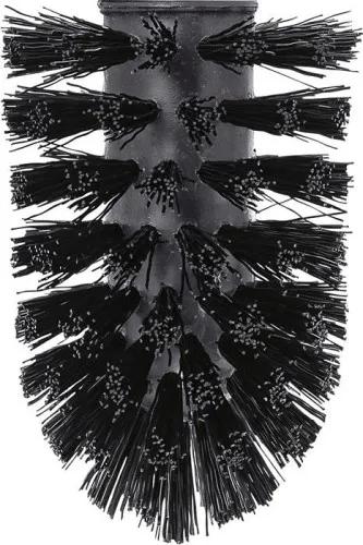 Tête de brosse Duravit DU sans manche, noir pour garniture de brosse Starck T