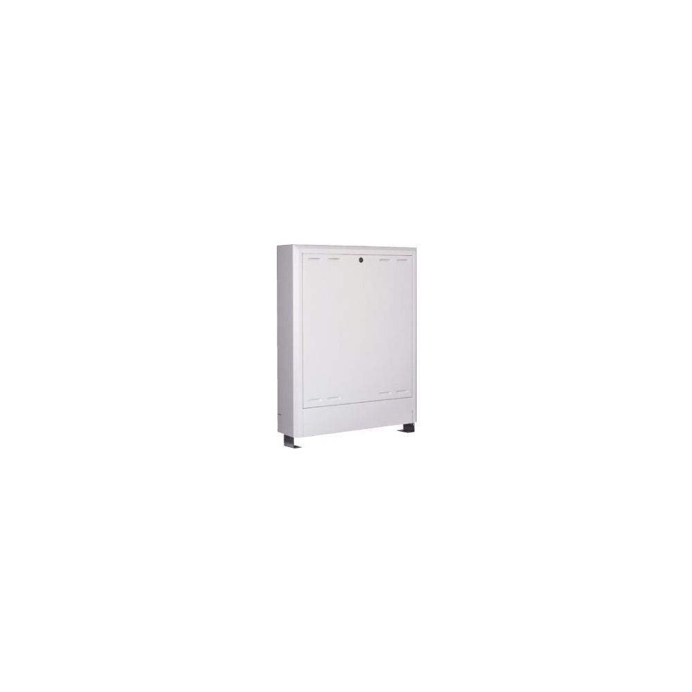 Armoire de distribution Buderus Logafloor en saillie, hauteur/profondeur/longueur 910x700-845x140 mm, blanc trafic