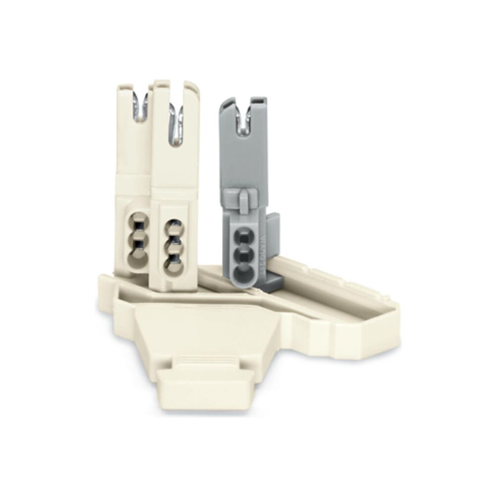 Wago Embout de connexion 267 267-225, 1 type de raccordement, polyamide, blanc/gris