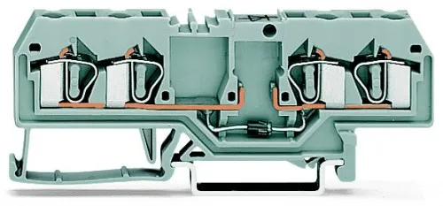 Borne de connexion WAGO, 4 conducteurs 281-665/281-979
