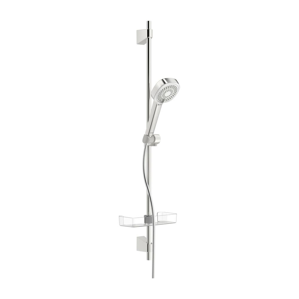 Kit de douche Hansa BasicJet Style, 3 jets, chromé, référence 44790131