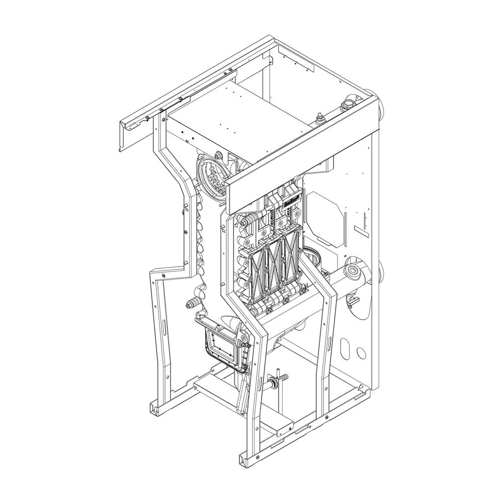 Bosch Bloc chaudière CLA-1, 4 éléments à droite, 8738804583