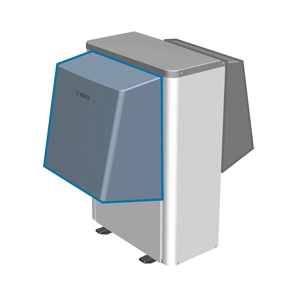 Capot insonorisant Bosch pour pompe à chaleur air-eau, réduction du bruit jusqu'à 17 kW, sortie