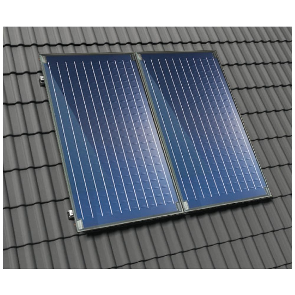 Bosch Solar-Paket Jupa SO5-CSW2, 4x capteur solaire SO5000 TFV, sur toiture, FKA 5-2, FKA 6-2, vase d'expansion SAG 25l
