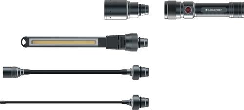 Ensemble de lampes de travail LEDLENSER rechargeables avec 4 adaptateurs pour lampes Amico