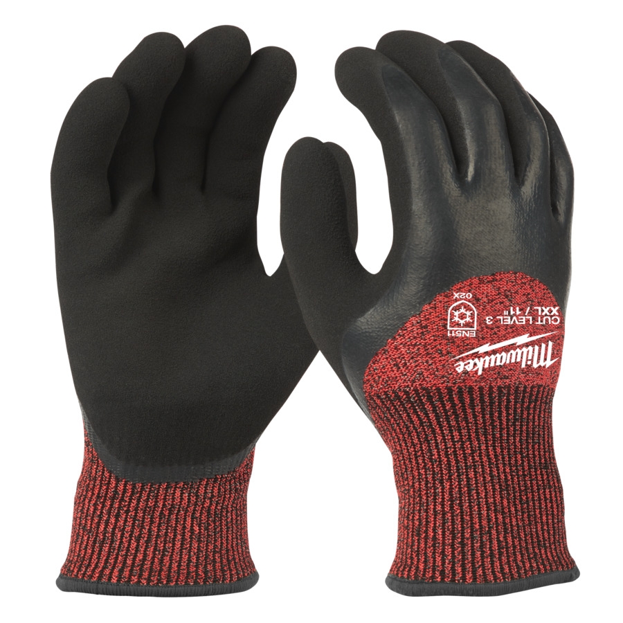 Gant de travail FLEX-ARBEITSHAND d'hiver de Milwaukee - Taille XXL/3 11 - 1 paire - Réf. 4932471350