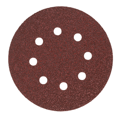 Milwaukee Disques de ponçage pour ponceuse excentrique 125 mm, 8 trous