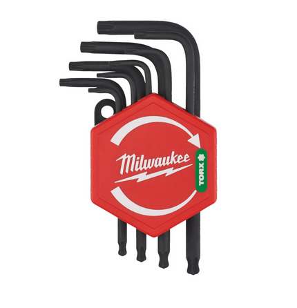 Clé coudée compacte TX Milwaukee, jeu de 9 pièces