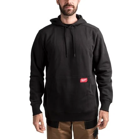 Pullover à capuche de travail léger Milwaukee noir