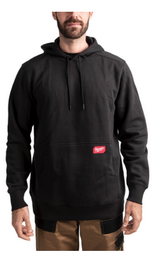 Pullover de travail à capuche Milwaukee noir WHMWBL-XL
