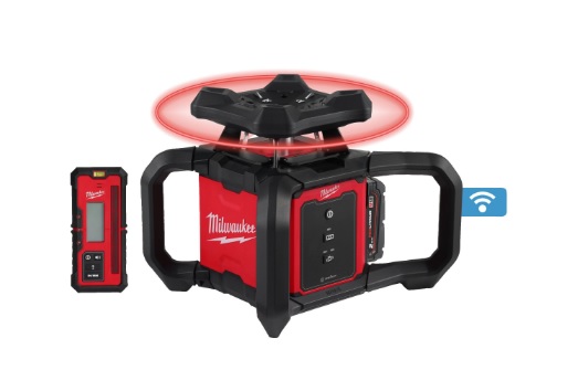 Laser rotatif sur batterie Milwaukee M18 ONE-KEY M18 RLOH600-201C, 1x 2,0 Ah et chargeur