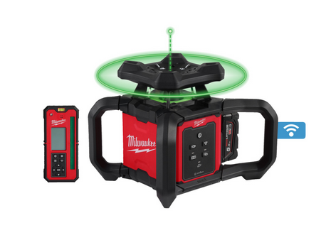 Laser rotatif sur batterie Milwaukee M18 ONE-KEY M18RLOHVG300-501C