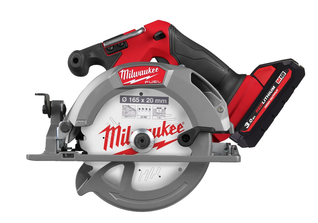 Scie circulaire sur batterie M18 Fuel Milwaukee M18FCS552-302X