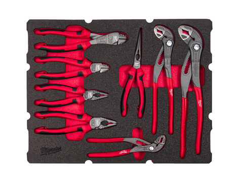 Insert Milwaukee pour coffres PACKOUT à tiroirs – set de 8 pinces