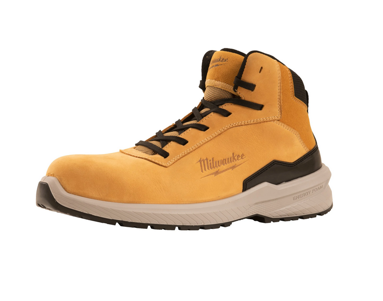 Milwaukee Taille 46 FLEXTRED S3S Chaussures de sécurité montantes en cuir marron