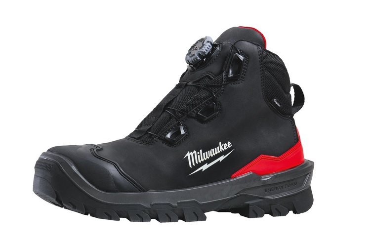 Bottes de sécurité Milwaukee taille 45 ARMOURTRED S7S BOA en microfibre noire