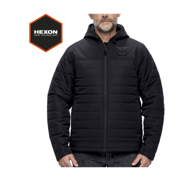 Veste chauffante Milwaukee M12 HPJBL3-0 12 V pour homme - Noir - Sans batterie