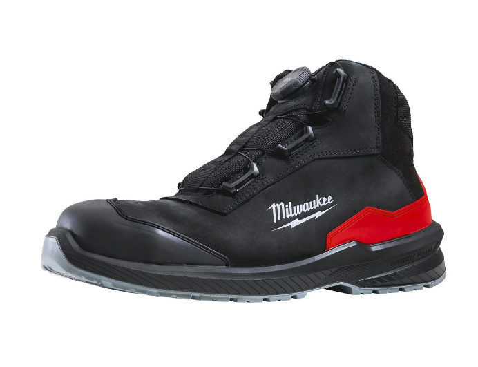 Chaussure de sécurité Milwaukee taille 39 FLEXTRED S3S BOA en cuir noir
