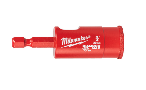 Foret diamant Milwaukee DIAMOND MAX 1/4 Hex