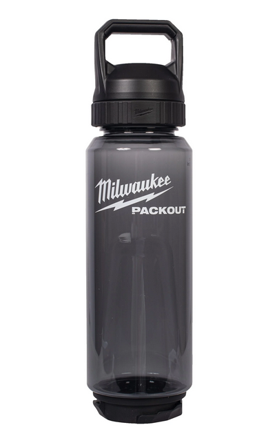 Bouteille en plastique résistante Milwaukee PACKOUT 1005 ml, noir