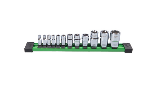 Milwaukee Jeu de douilles E-TX E-Torx, set de 12 pièces