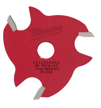 Fraise à disque Milwaukee pour queue 8 mm, diamètre 6 mm