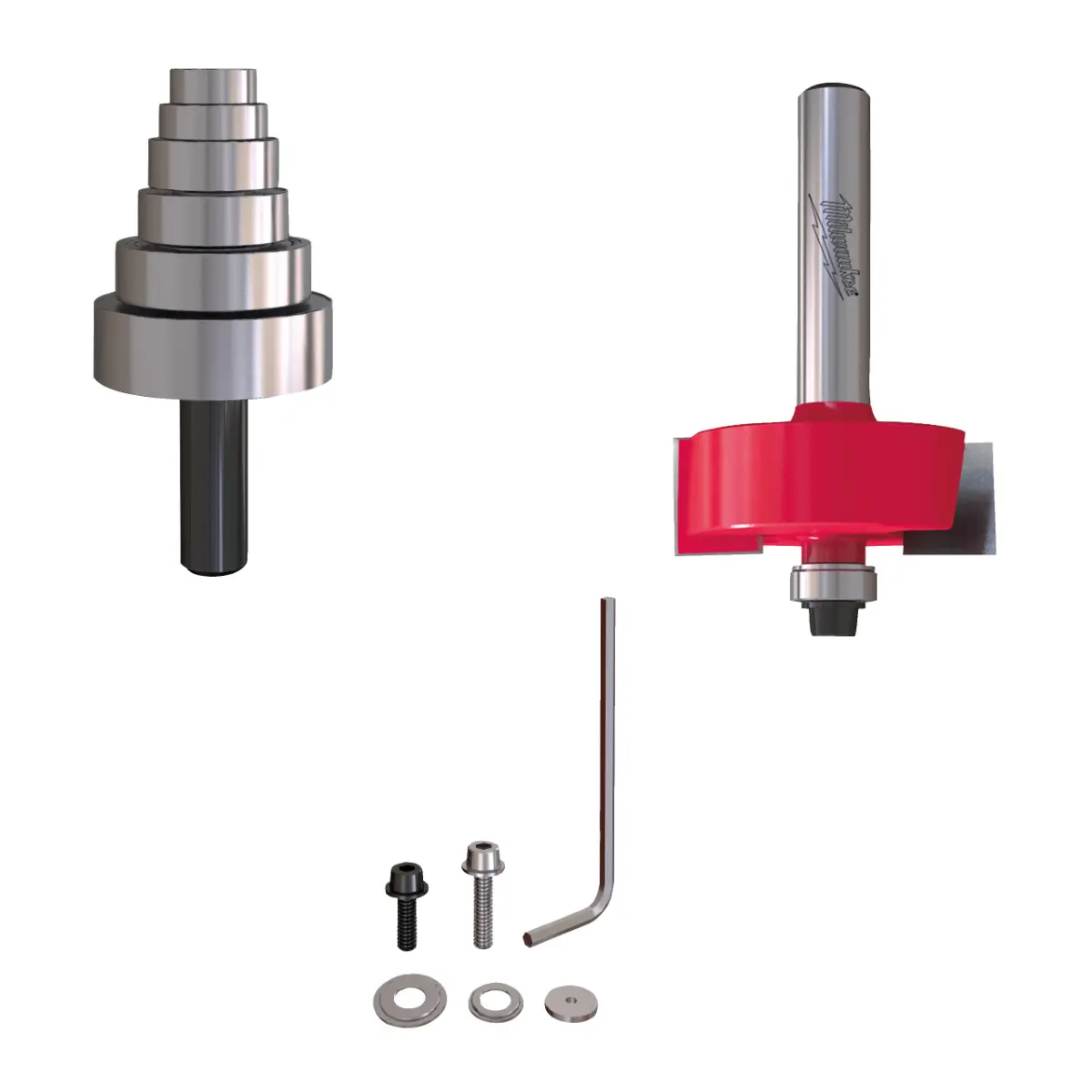 Fraise à rainurer Milwaukee Vario 8 mm (queue 34,9 x 0-12,7 mm)