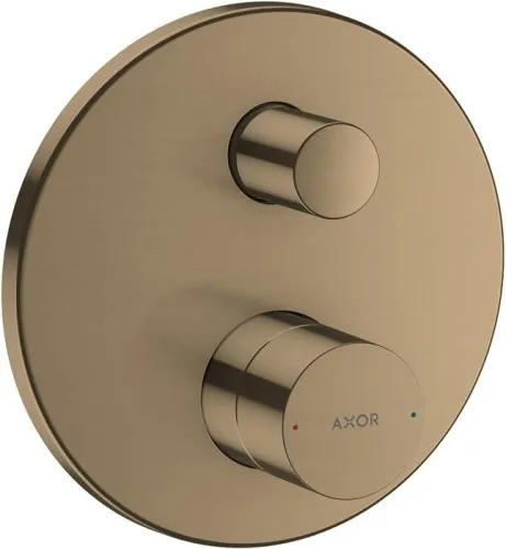Mitigeur monocommande de baignoire Axor UNO AP, poignée zéro brushed bronze