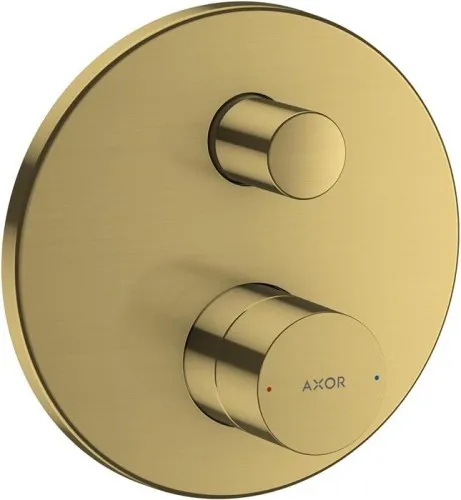 Mitigeur monocommande de baignoire Axor UNO AP, poignée zéro finition or brossé