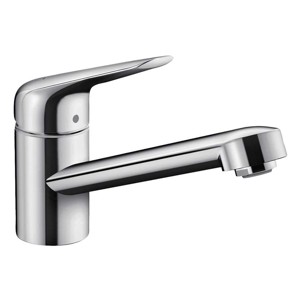 Mitigeur monocommande Hansgrohe Focus M42 pour cuisine 100 mm, CoolStart, EcoSelection 12 l/min, 1 jet, chromé