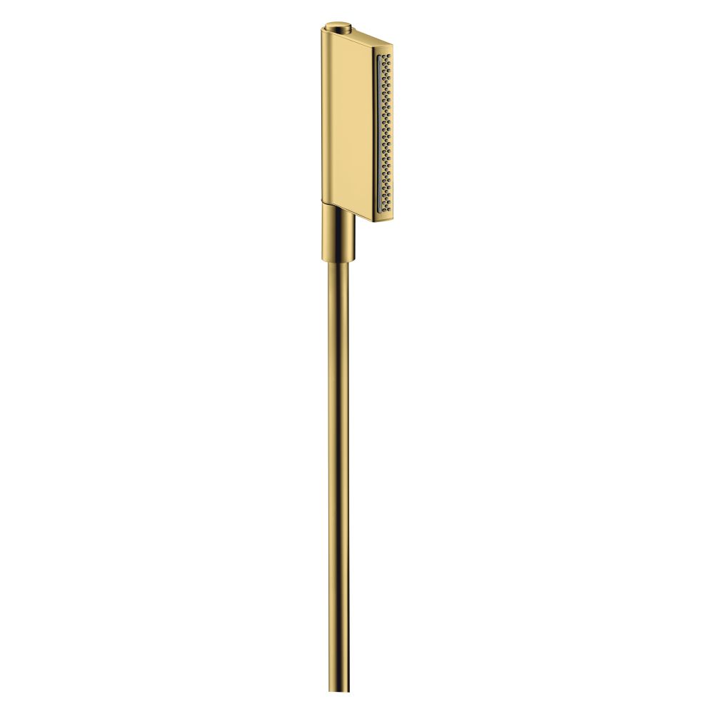 Pommeau de douche Hansgrohe AXOR One 2 jets, 124x24 mm, finition Or poli