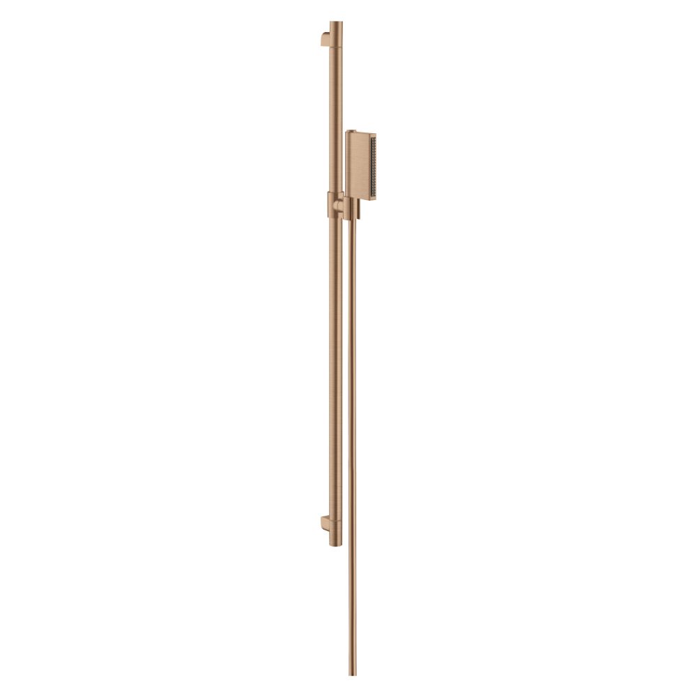 Hansgrohe AXOR One Set de douche 90 cm, pommeau de douche, 11,5 l/min, 2 jets, Brushed Red Gold