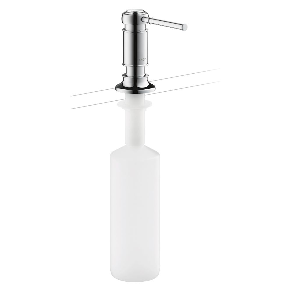 Hansgrohe AXOR Montreux distributeur de savon/lotion, portée 91 mm, 500 ml, dosage 2 ml, chromé