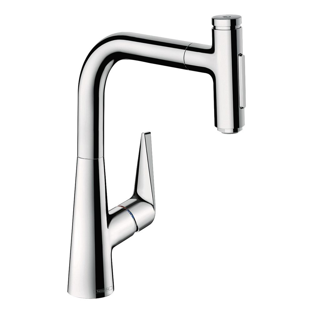 Hansgrohe Talis Select M51mm, mit mélangeur monocommande 220mm, débit 8l/min, flexible extractible, 2 jets, sBox, chromé