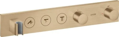 Module thermostatique Axor SHOWERSOLUTIONS SELECT 530/90 finition bronze brossé
