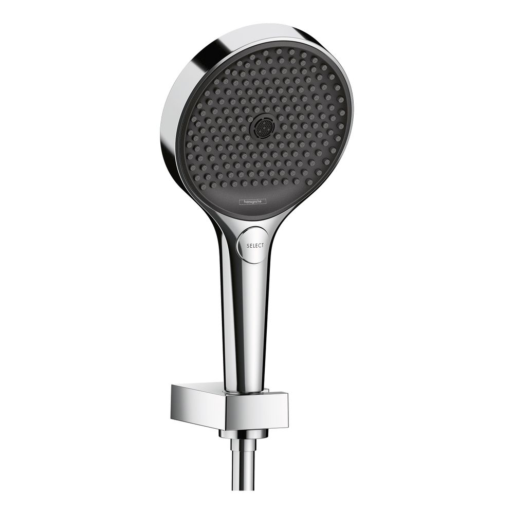 Hansgrohe Rainfinity Set support de pommeau de douche 130 mm, 14 l/min, 3 jets, flexible de douche 160 cm, chromé