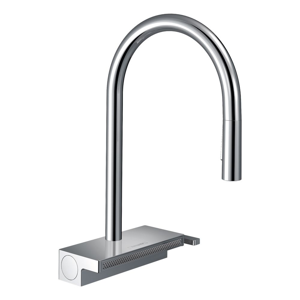 Mitigeur de robinetterie Hansgrohe HG 170 Aquno Select M81 avec douchette extractible 3 jets sBox chromé