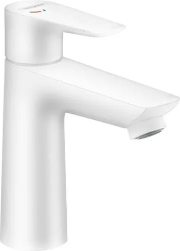 Mitigeur monocommande pour lavabo Hansgrohe HG Talis E CoolStart finition blanc mat sans bonde