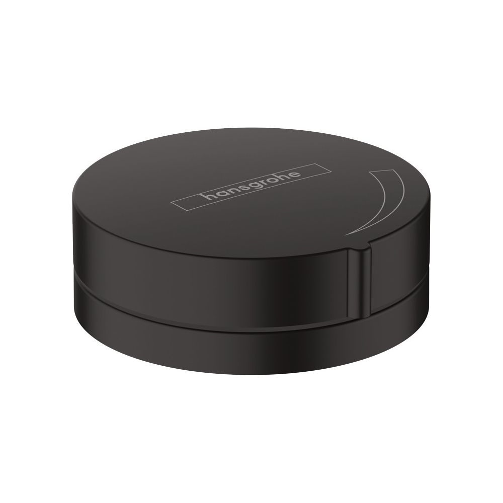 Vanne d'arrêt pour appareil de cuisine Hansgrohe Talis M - Mat noir - G 1/2 (avec adaptateur G 3/4)