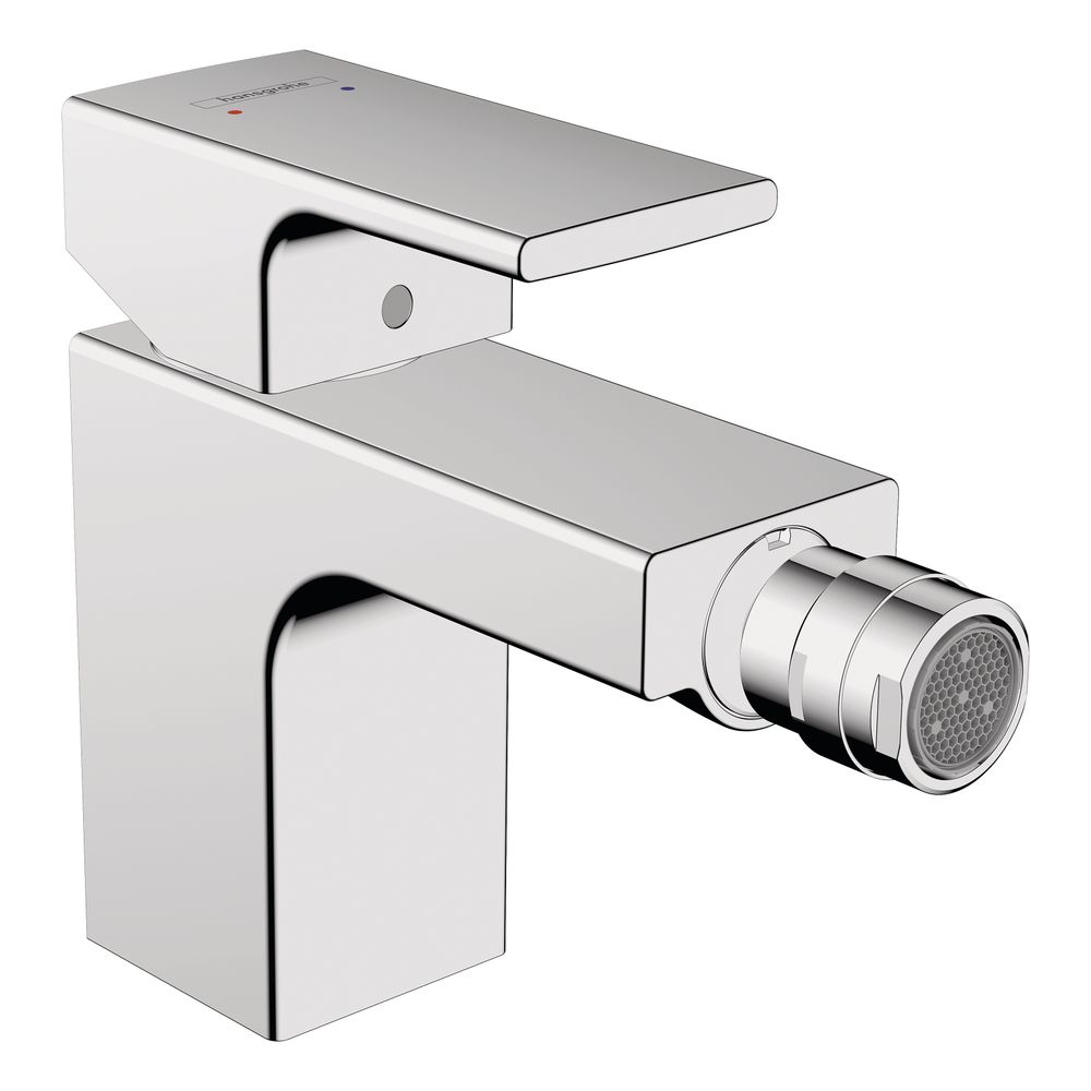 Hansgrohe Vernis Shape Mitigeur monocommande pour bidet 4,8 l/min chromé avec garniture à tige de traction